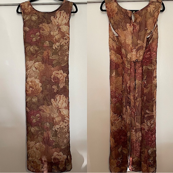 EUC vintage dress with matching shawl - Picture 2 of 5